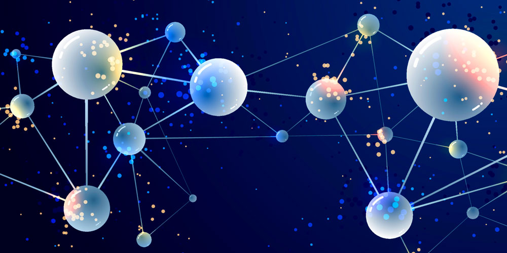 科学分子構造のイメージ