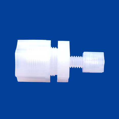 PFAリデューサー/外径1/8チューブ接続用ナット⇔外径1/2チューブ接続用ナット